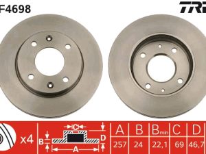 Disc frana TRW DF4698 – KIA | AutoRival