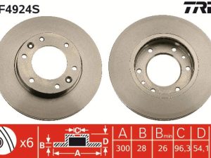 Disc frana TRW DF4924S – KIA | AutoRival
