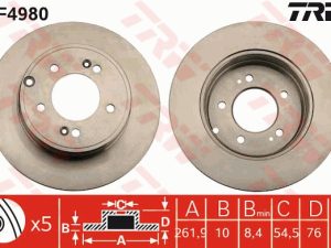 Disc frana TRW DF4980 – KIA | AutoRival