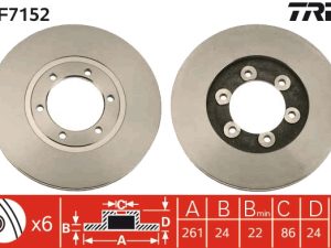 Disc frana TRW DF7152 – KIA | AutoRival