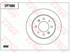 Disc frana TRW DF7680 – KIA | AutoRival