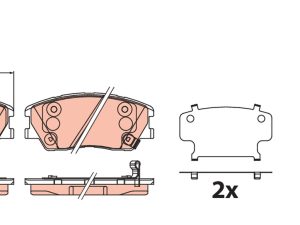 Set placute frana TRW GDB2459 – KIA | AutoRival