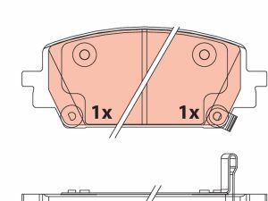 Set placute frana TRW GDB2463 – KIA | AutoRival