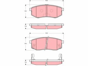 Set placute frana TRW GDB3260 – KIA | AutoRival