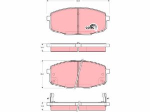 Set placute frana TRW GDB3342 – KIA | AutoRival