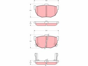 Set placute frana TRW GDB3368 – KIA | AutoRival