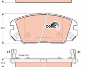 Set placute frana TRW GDB3409 – KIA | AutoRival
