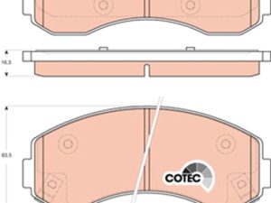 Set placute frana TRW GDB3434 – KIA | AutoRival