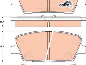 Set placute frana TRW GDB3499 – KIA | AutoRival