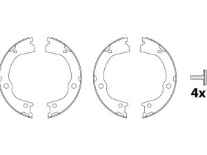 Set saboti frana frana de mana TRW GS8860 – KIA | AutoRival