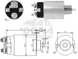Solenoid electromotor MEAT DORIA 46167 – KIA | AutoRival