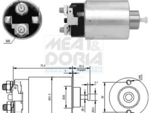 Solenoid electromotor MEAT DORIA 46178 – KIA | AutoRival