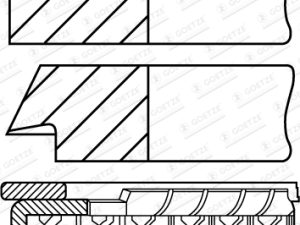 Set segmenti piston GOETZE ENGINE 08-424800-40 – KIA | AutoRival