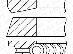 Set segmenti piston GOETZE ENGINE 08-431900-10 – KIA | AutoRival