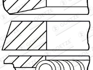 Set segmenti piston GOETZE ENGINE 08-431907-00 – KIA | AutoRival
