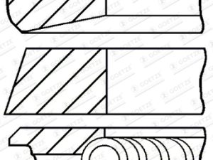 Set segmenti piston GOETZE ENGINE 08-446400-00 – KIA | AutoRival