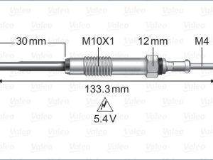 Bujie incandescenta VALEO 345243 – KIA | AutoRival
