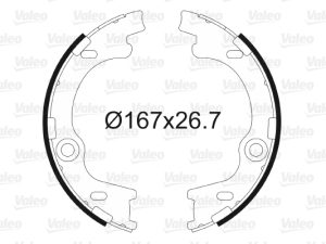 Set saboti frana frana de mana VALEO 564186