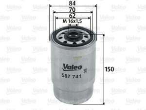 Filtru combustibil VALEO 587741