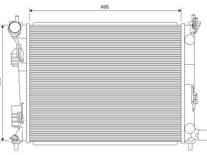 Radiator racire motor VALEO 701620
