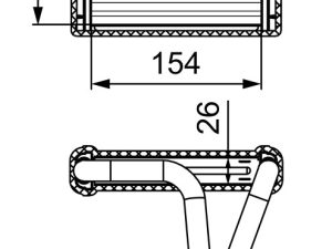 Schimbator de caldura incalzire habitaclu VALEO 812430