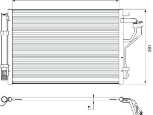 Condensator climatizare VALEO 814394 – KIA | AutoRival