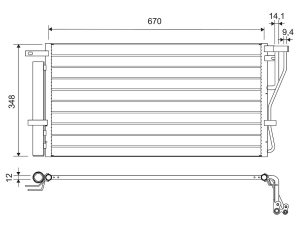 Condensator climatizare VALEO 814488 – KIA | AutoRival