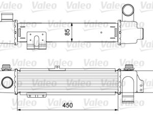 Intercooler compresor VALEO 818634