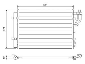 Condensator climatizare VALEO 822582 – KIA | AutoRival