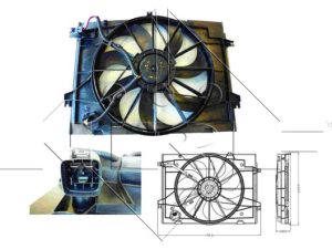 Ventilator radiator NRF 47285 – KIA | AutoRival