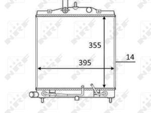 Radiator racire motor NRF 58531 – KIA | AutoRival