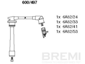 Set cablaj aprindere BREMI 600/497 – KIA | AutoRival