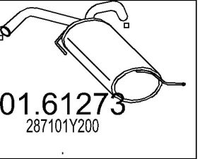 Toba esapament finala MTS 01.61273 – KIA | AutoRival