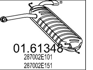 Toba esapament finala MTS 01.61348 – KIA | AutoRival