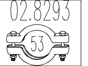 Conector teava sistem de esapament MTS 02.8293 – KIA | AutoRival