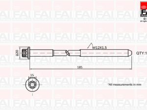 Set surub chiulasa FAI AUTOPARTS B2129 – KIA | AutoRival