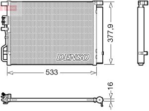 Condensator climatizare DENSO DCN41018