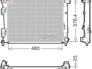 Radiator racire motor DENSO DRM41037