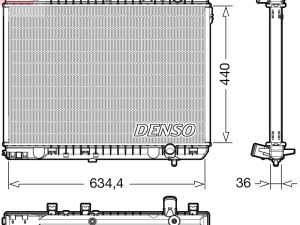 Radiator racire motor DENSO DRM43008