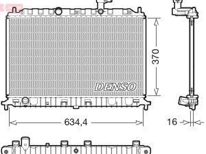 Radiator racire motor DENSO DRM43009