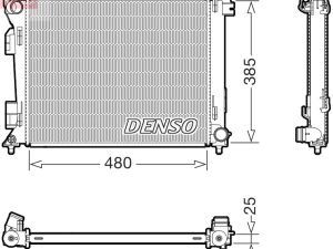 Radiator racire motor DENSO DRM43010