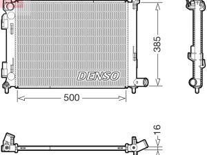 Radiator racire motor DENSO DRM43013