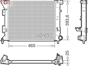 Radiator racire motor DENSO DRM43016