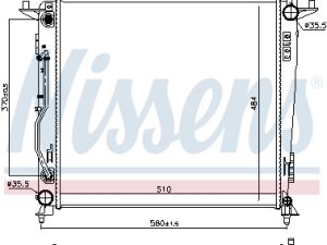 Radiator racire motor NISSENS 606428 – KIA | AutoRival