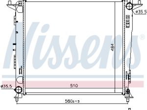 Radiator racire motor NISSENS 666222 – KIA | AutoRival