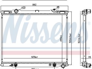 Radiator racire motor NISSENS 66773 – KIA | AutoRival