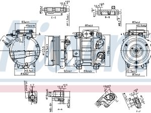 Compresor climatizare NISSENS 890917 – KIA | AutoRival