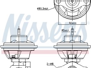 Supapa EGR NISSENS 98479 – KIA | AutoRival