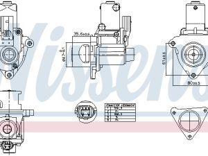 Supapa EGR NISSENS 98510 – KIA | AutoRival