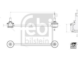 Bieleta antiruliu FEBI BILSTEIN 192879 – KIA | AutoRival